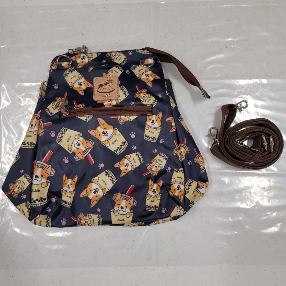 Waterproof Corgi Shoulder Crossbody Backpack Bag - Picture 9 of 14